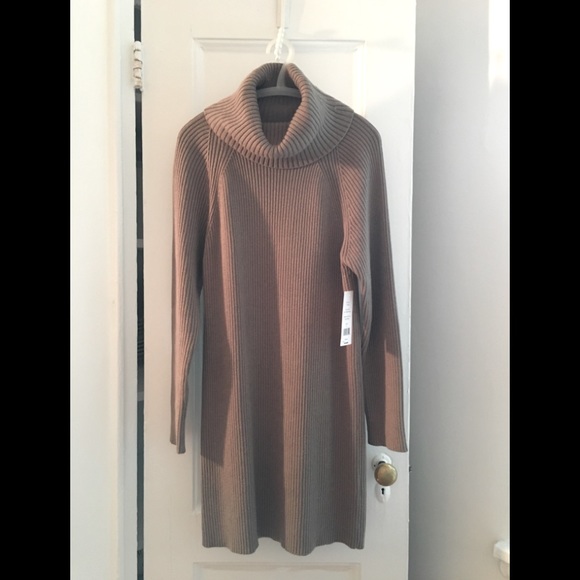 French Connection Katerina Knitted Roll Neck Long Sleeve Dress - Picture 2 of 4